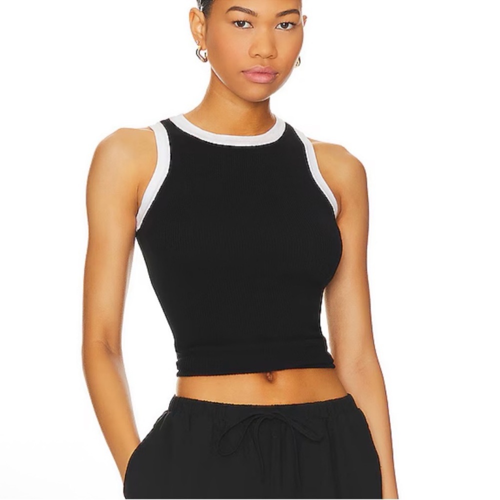 SNDYS x REVOLVE Dion Tank in Black & White Size S